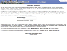Tablet Screenshot of bpprenditions.dallascad.org